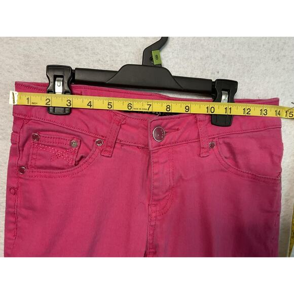 Rock Revolution Jeans Womens 28" Pink Skinny Stretch Denim 5 Pocket Pants - Picture 4 of 9
